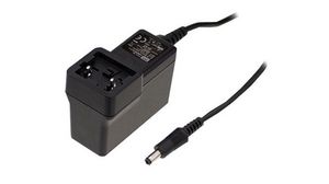 Medicinskt plug-in-nätaggregat med utbytbar adapter GEM60I 264V 54W 2.1 x 5.5 mm kolvkontakt